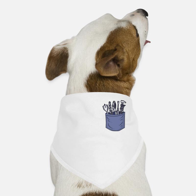 Carpenter Chest Pocket Carpenter Wood Mechanic Dog Bandana