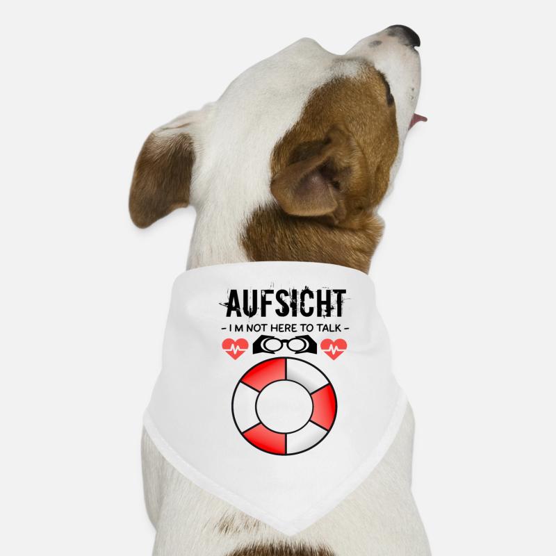 Toezicht - Toezicht op het baden Honden-bandana