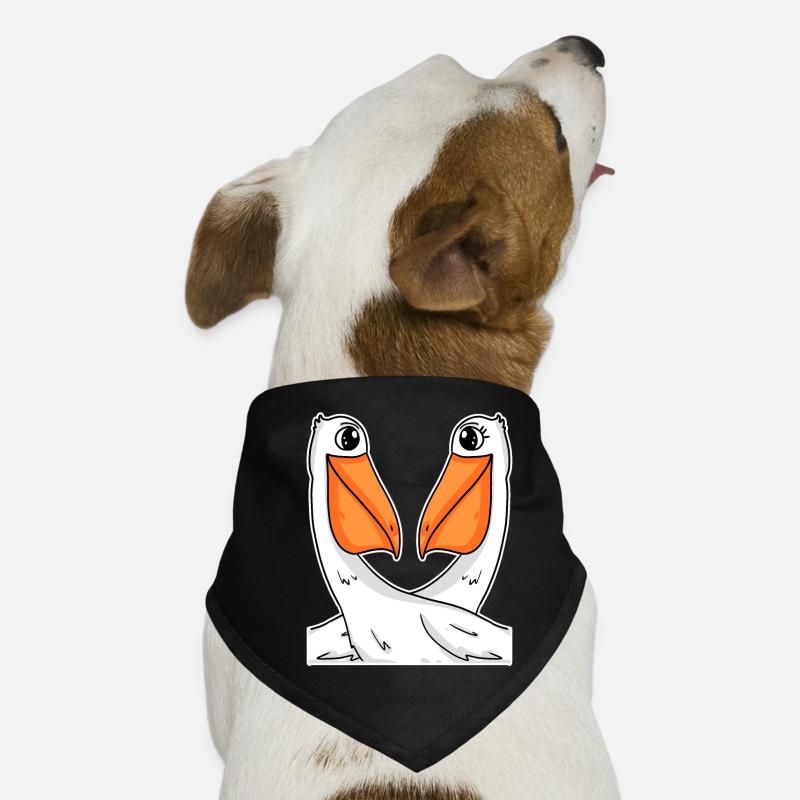two pelicans Dog Bandana
