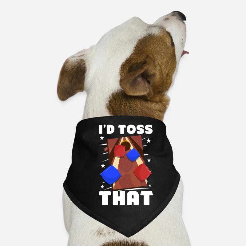 Lustiges Cornhole Corn Hole Hunde-Bandana