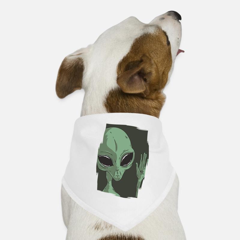 Salutations UFO Alien Bandana pour chien