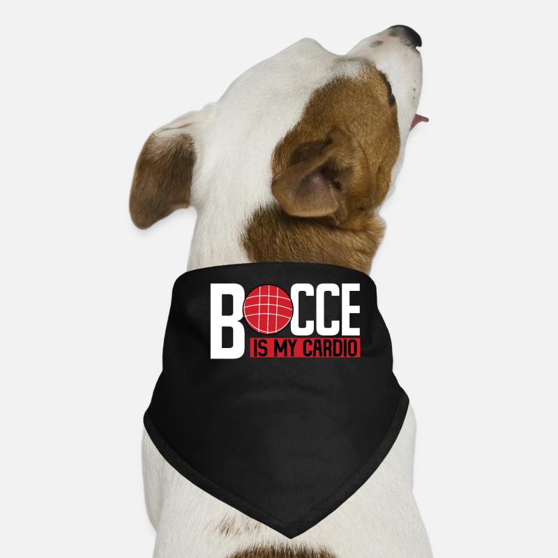 Funny bocce player Dog Bandana