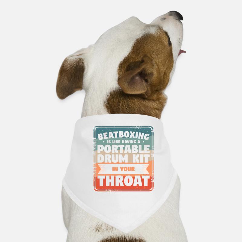 Le beatboxing, c’est comme avoir un kit de batterie portable Bandana pour chien
