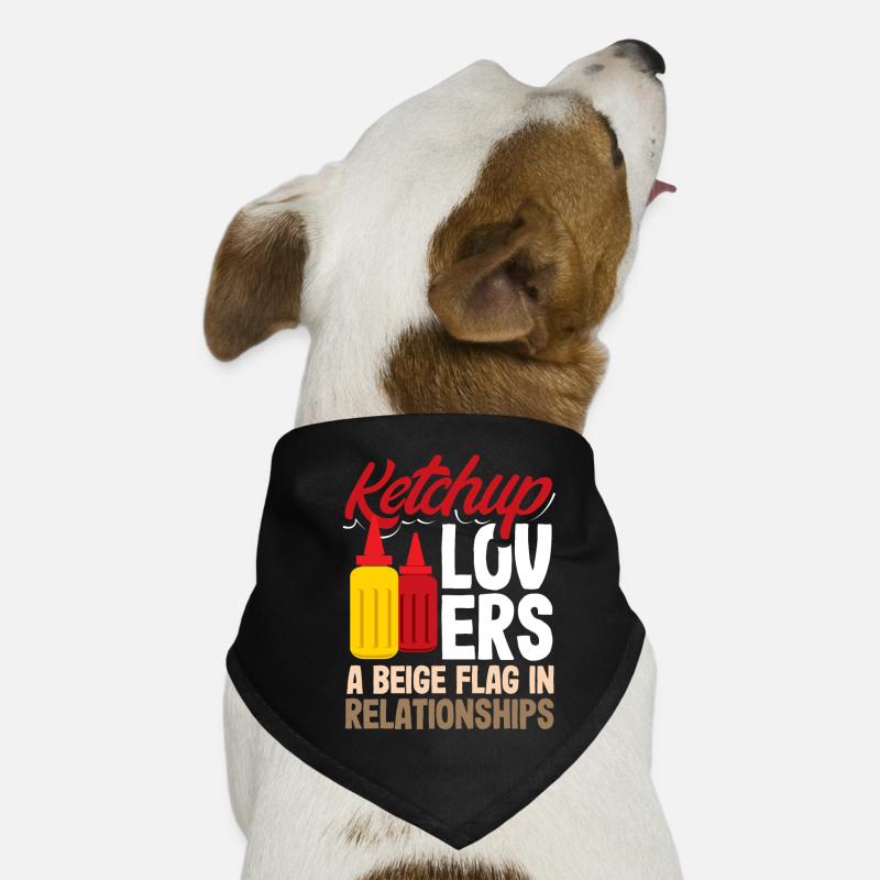 Ketchup lovers A beige flag in relationships Hunde-Bandana