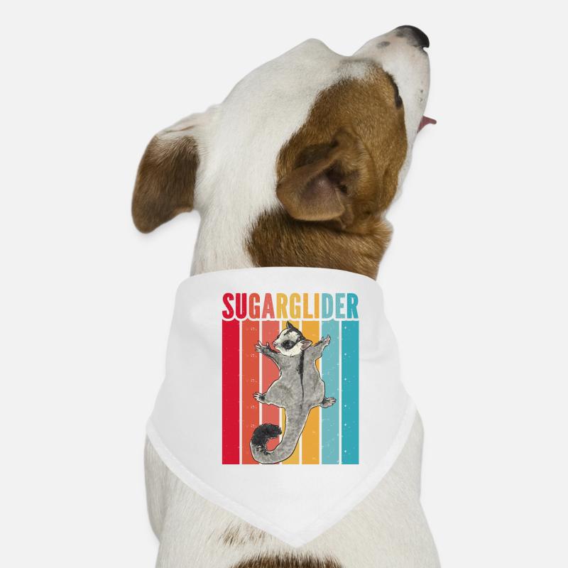 Planeur à tête courte Planeur à sucre Bandana pour chien