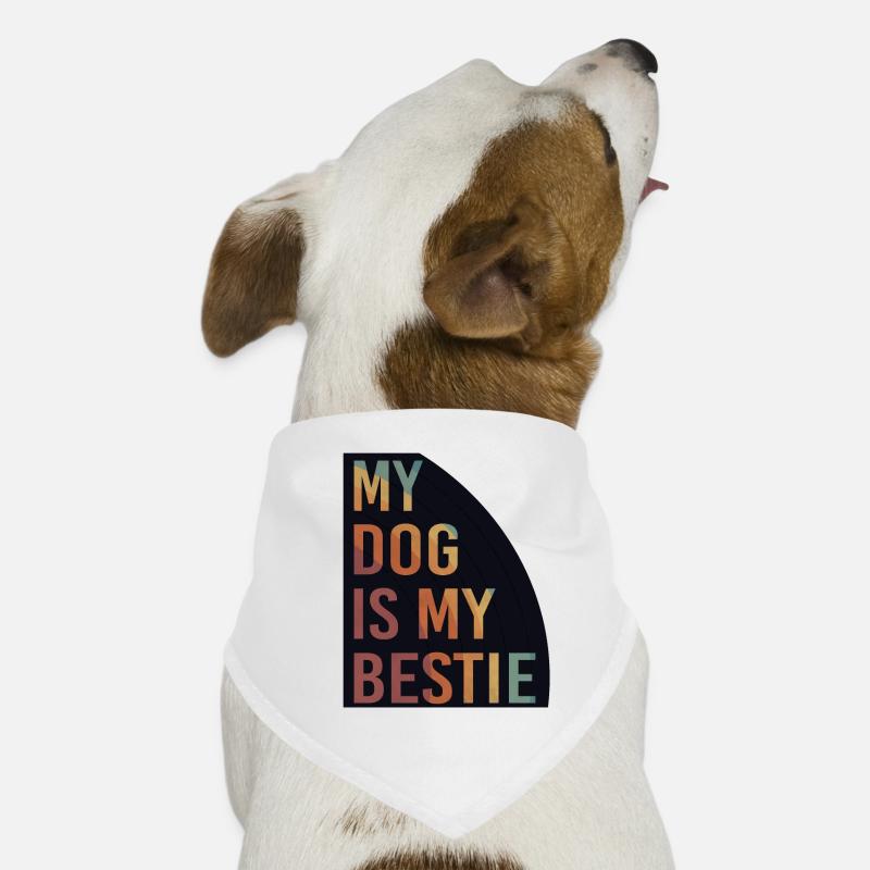 Mon chien est mon meilleur ami Bandana pour chien