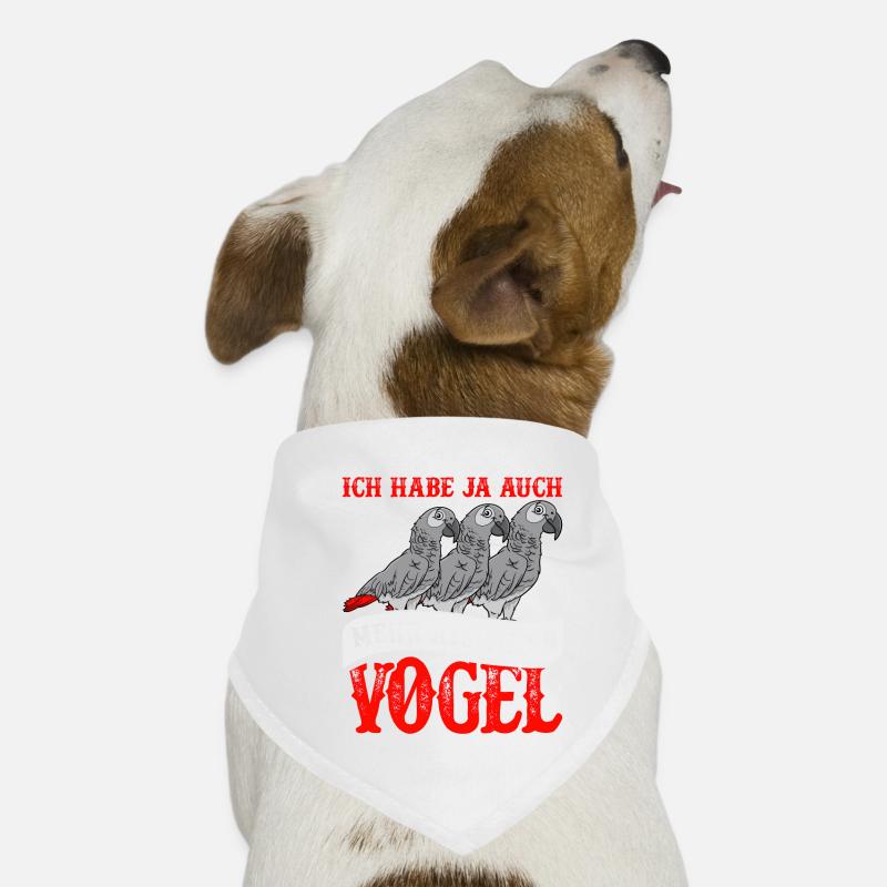 Grau Papagei Bei mir piept´s African Grey Hunde-Bandana