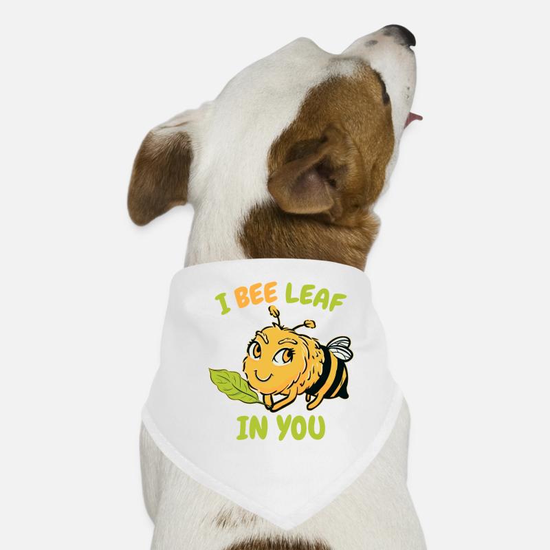 I Bee Leaf In You Dog Bandana