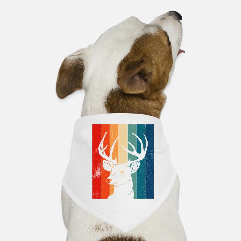 Rétro Taxidermiste Cerf Bandana pour chien