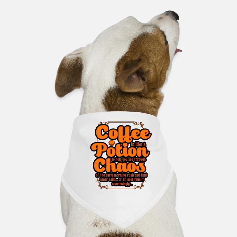 Coffee Is Like A Potion To Help You See Through Dog Bandana