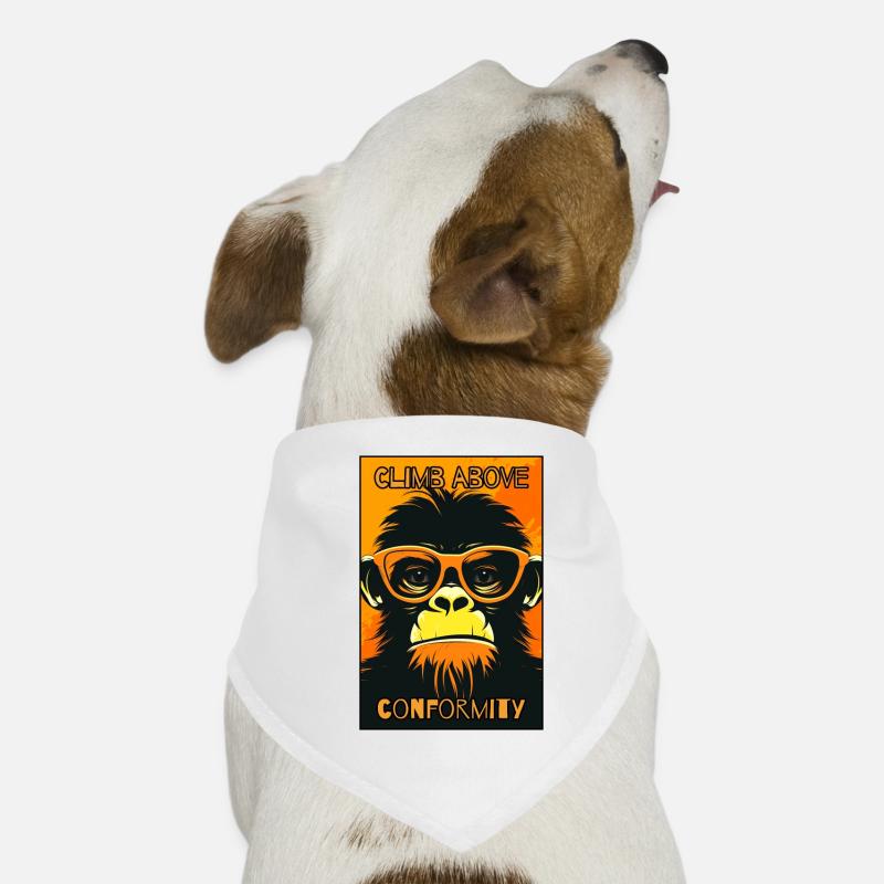 Überwinde die Konformität: schauer Affe Hunde-Bandana