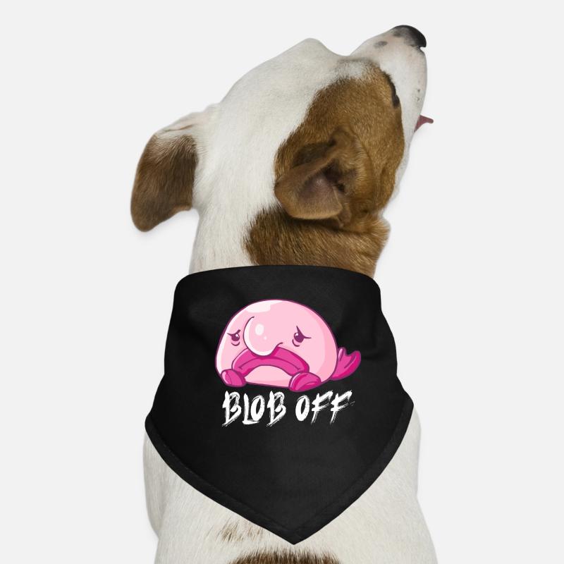 Blobfish Costume - Ugly Blob Fish Face - Dog Bandana