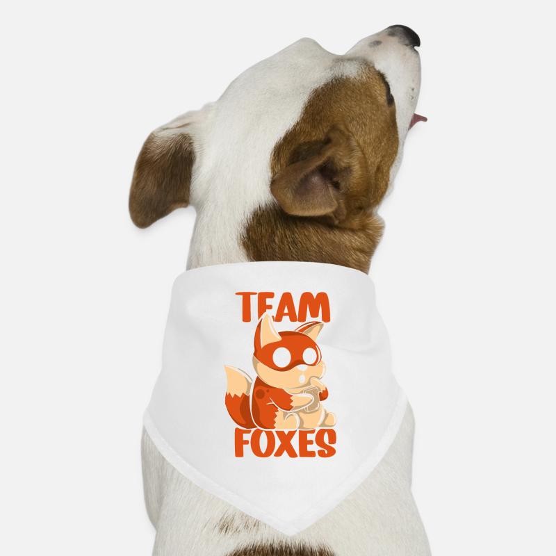 Team Foxes Dictons Fox Lover Animal Bandana pour chien