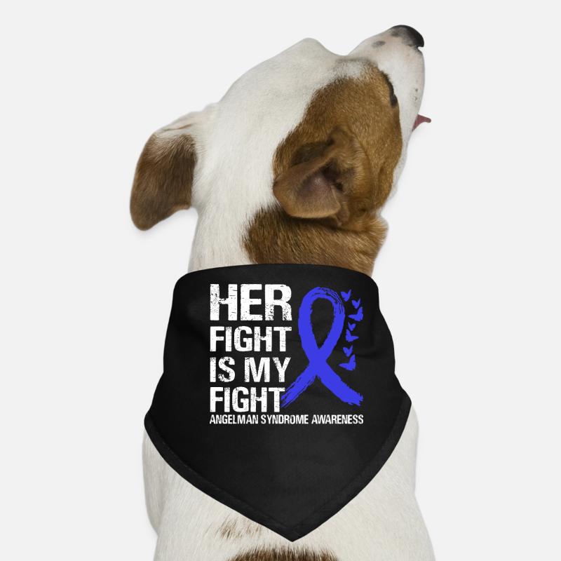 Votre conscience du syndrome d’Angelman de combat Bandana pour chien
