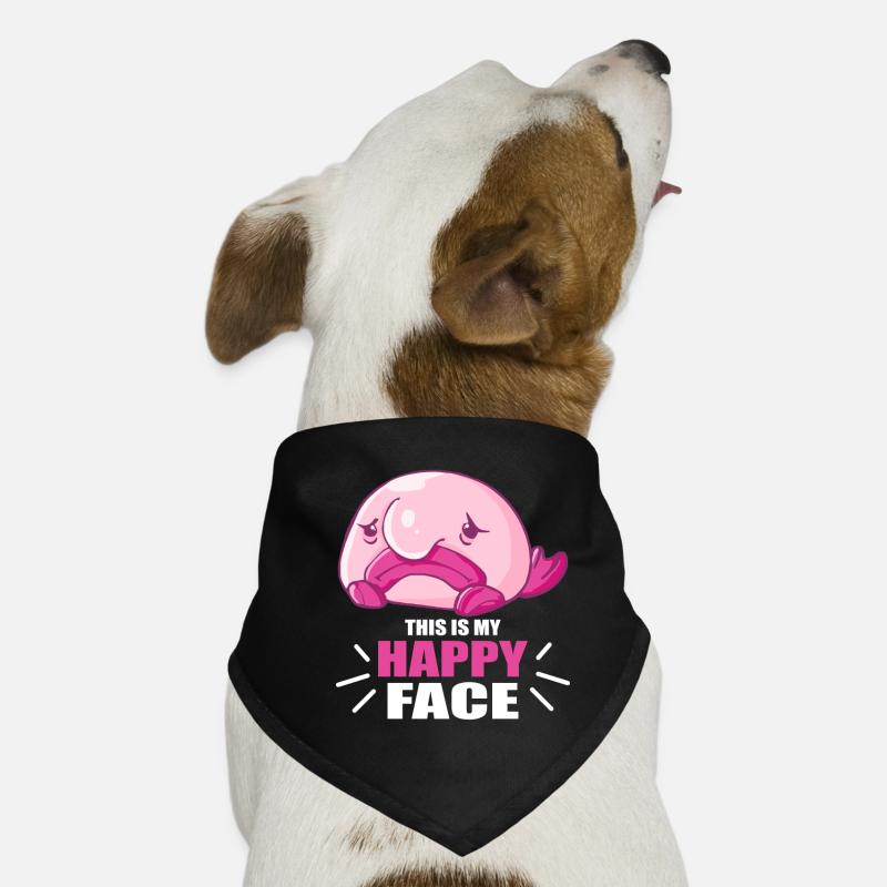 Costume de Blobfish - Visage de poisson Blob laid - Bandana pour chien