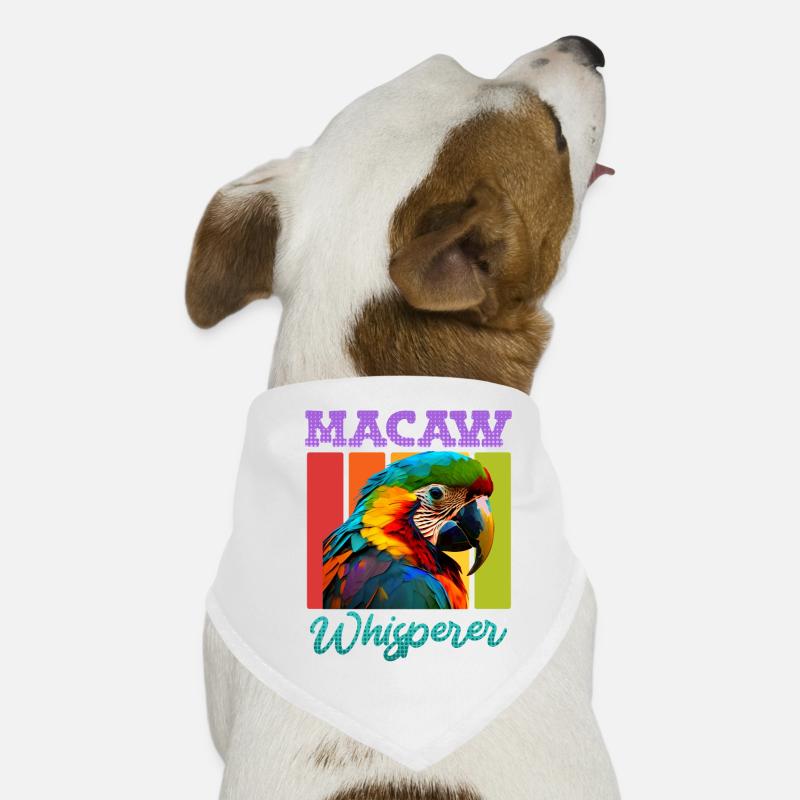 Ara Chuchoteur Perroquets Ara Whisperer Ara Bandana pour chien