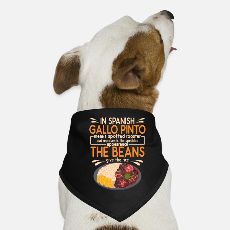 Gallo Pinto Spotted Roaster Définition Bandana pour chien