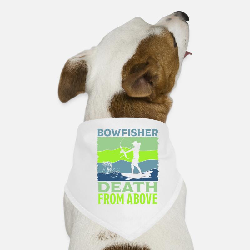 Bogenfischen Bowfisher Mort d’en haut Bogenjäger Bandana pour chien