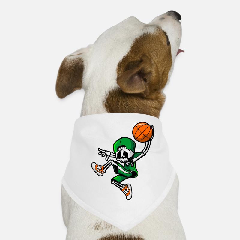 Basket bone - Dog Bandana - white