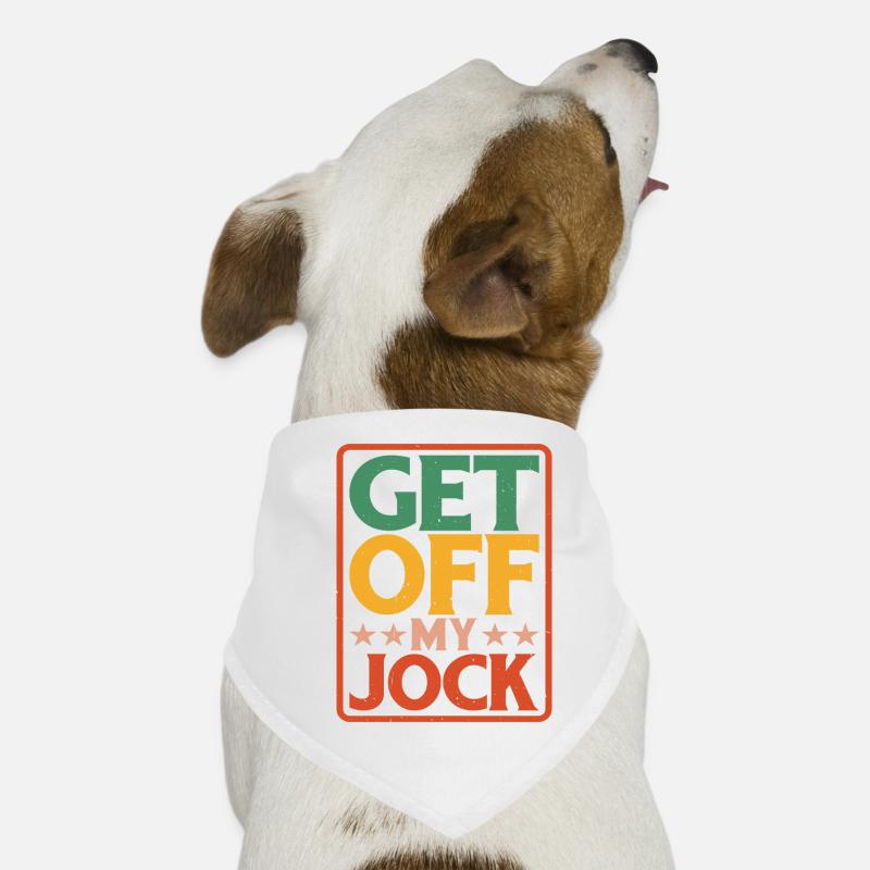 Descends de mon Jock 4 Bandana pour chien