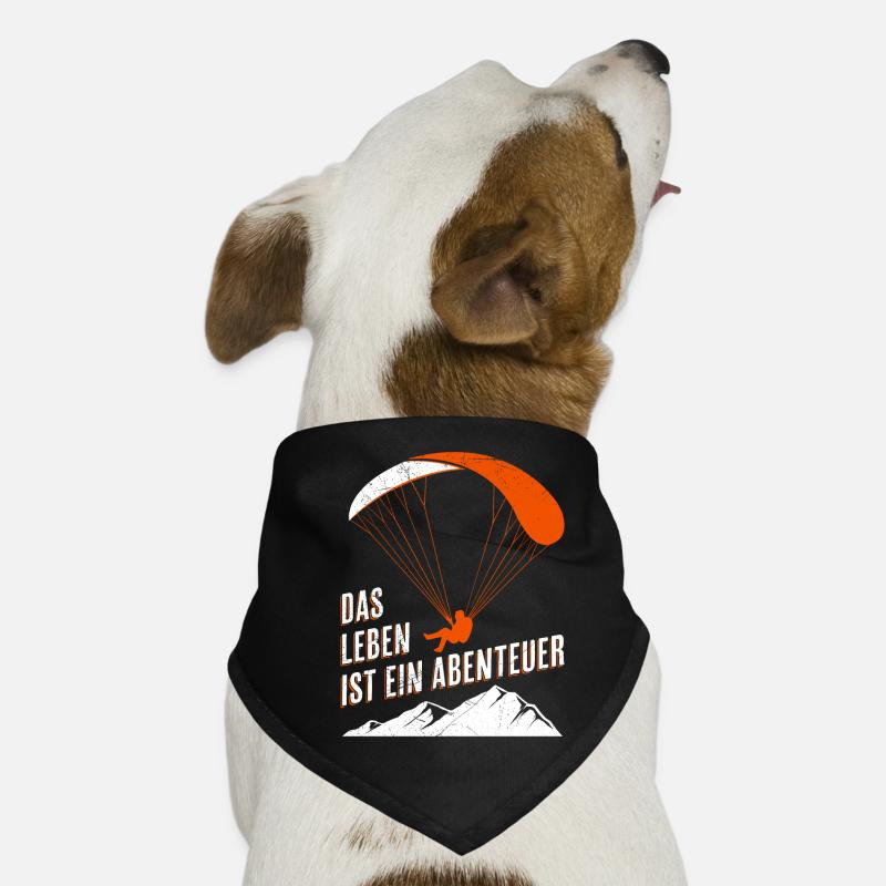 Paragliding Life is an adventure Dog Bandana