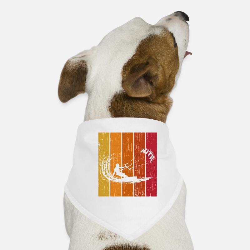 Kite Kitesurfer rétro Bandana pour chien