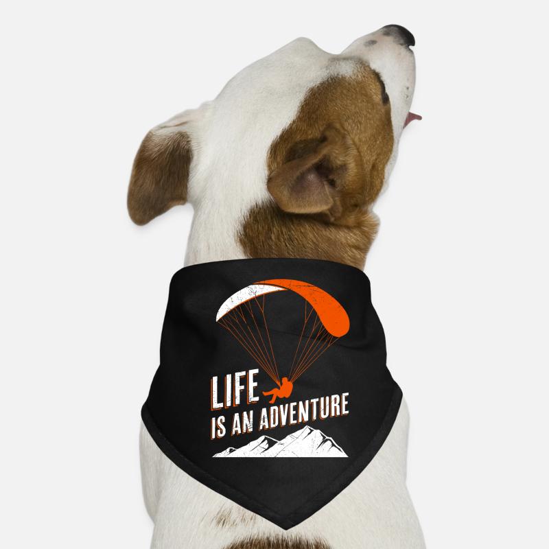 Paragliding Life is an adventure Dog Bandana
