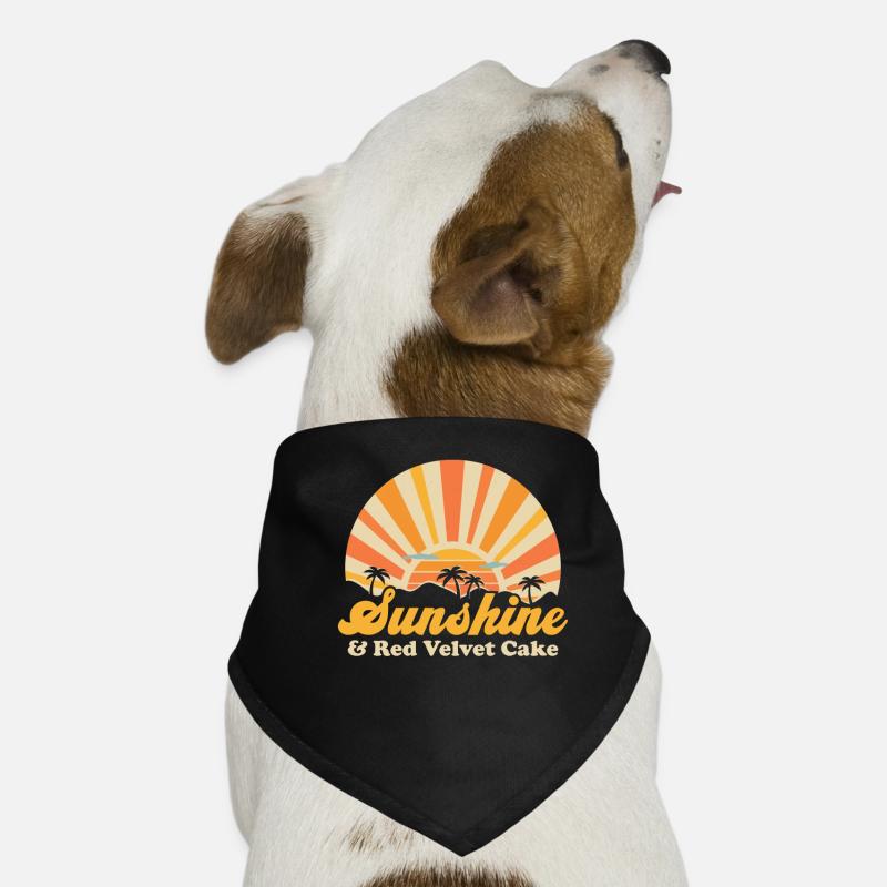 Velvet Cake Cake Gift Dog Bandana