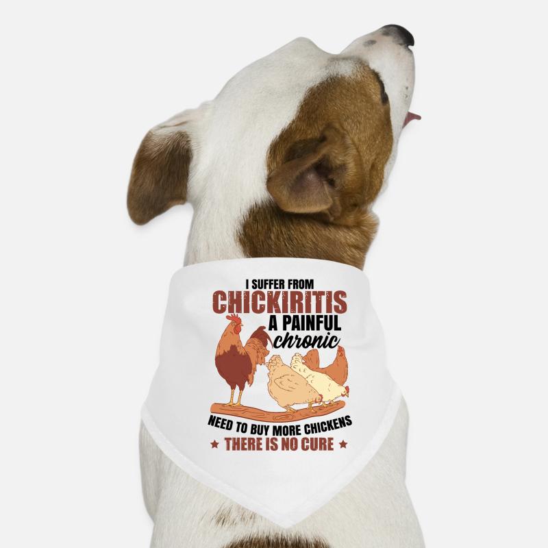 Éleveur de poulets Bandana pour chien