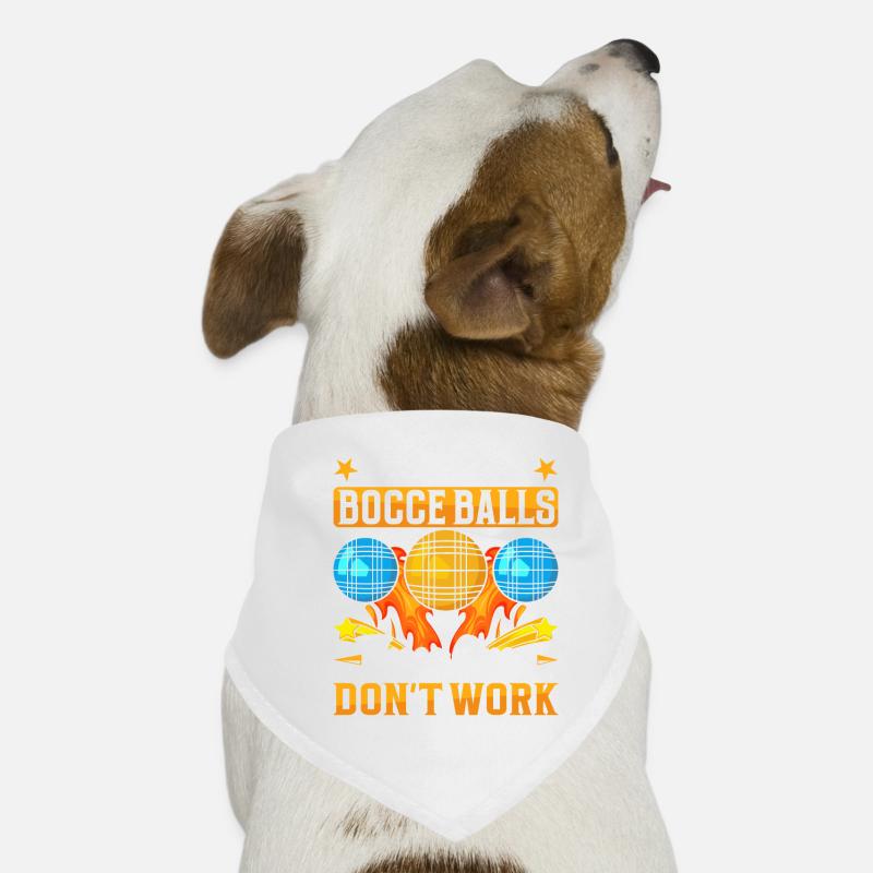 Jeu de pétanque amusant Bandana pour chien
