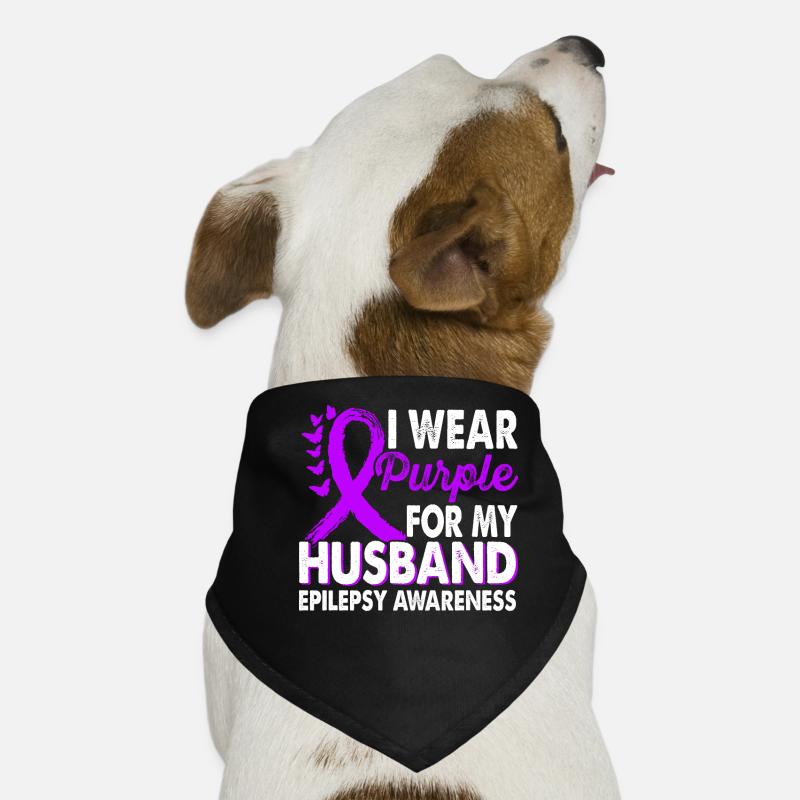 Portez du violet pour le Mois de la sensibilisation à l’épilepsie Bandana pour chien