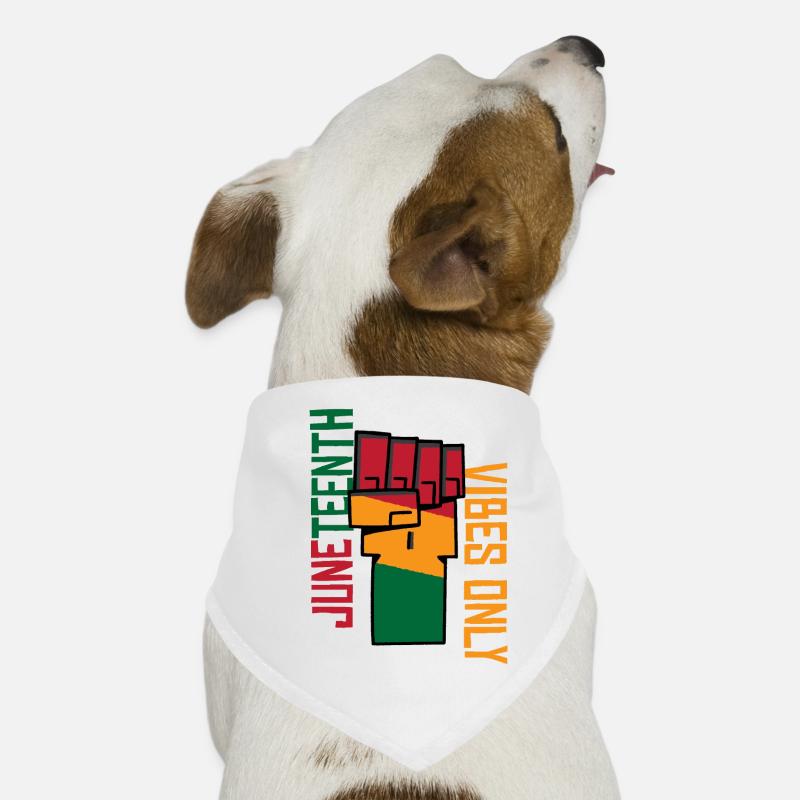 Juneteenth Vibes Only | Freedom | Emancipation Day Dog Bandana