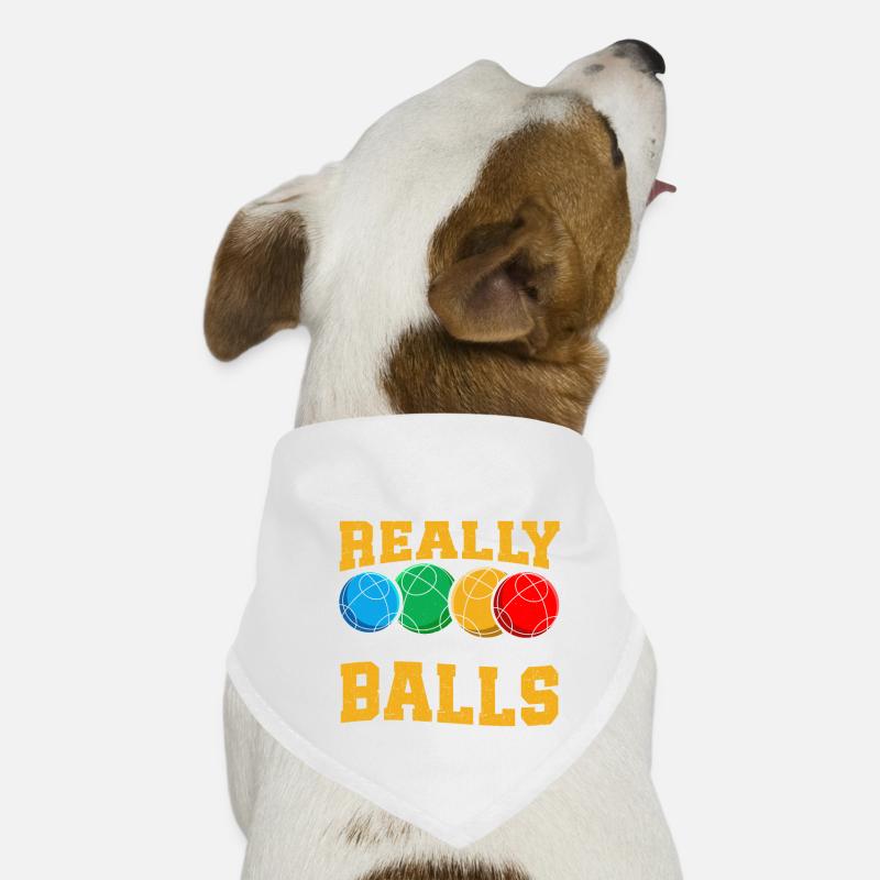 Jeu de pétanque amusant Bandana pour chien