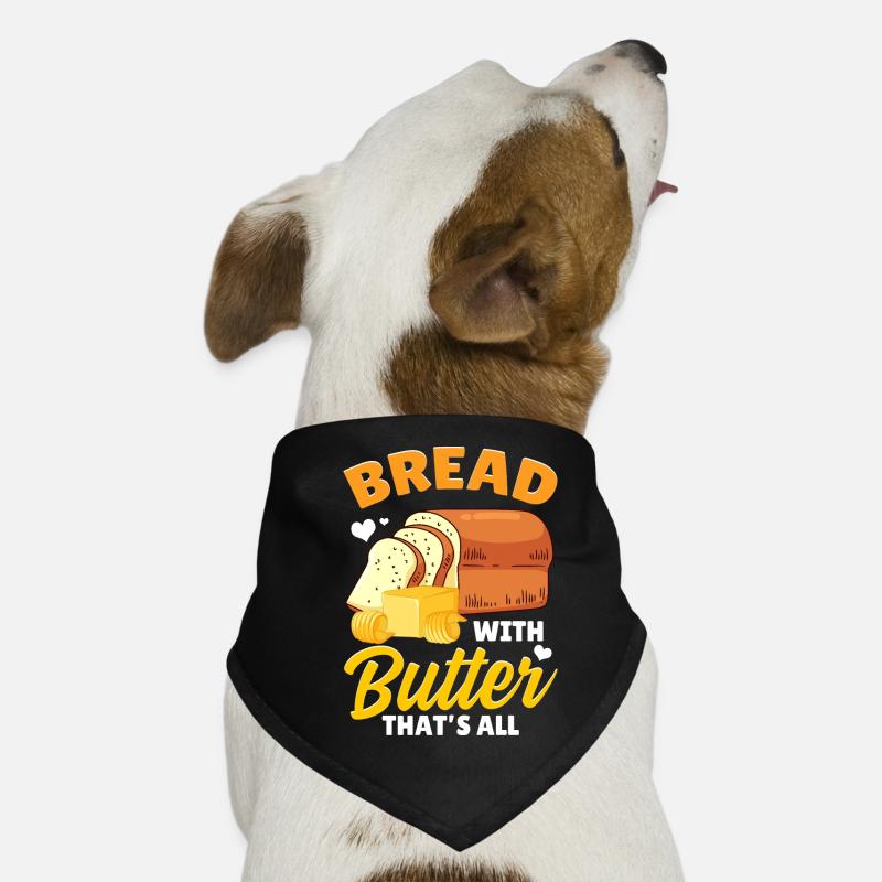 Funny bread baking baker Dog Bandana