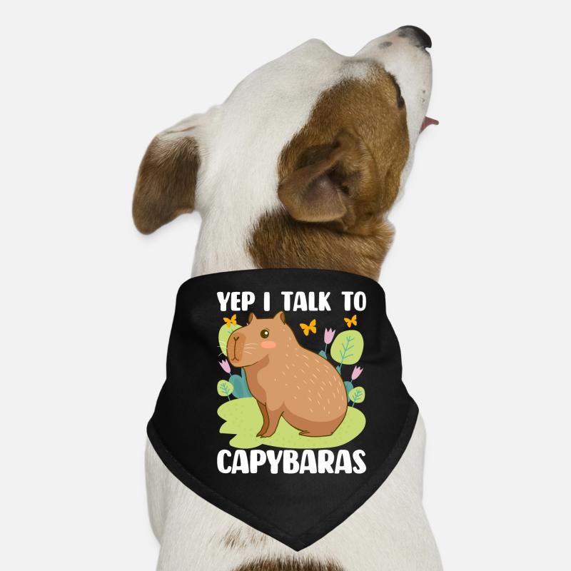C’est drôle Oui, je parle aux capybaras Bandana pour chien