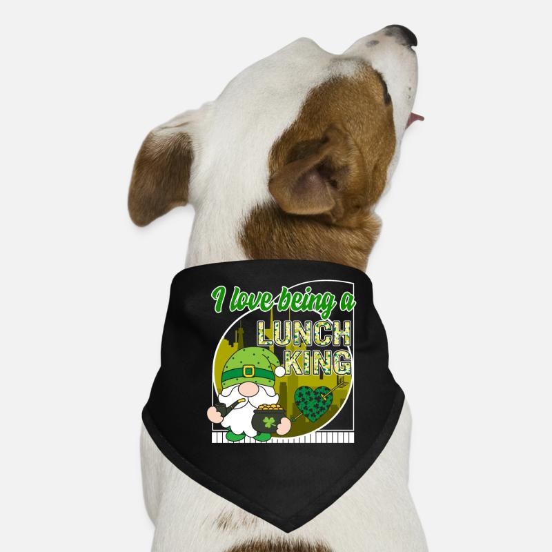 Chemise de la Saint-Patrick, j’adore être un déjeuner Bandana pour chien