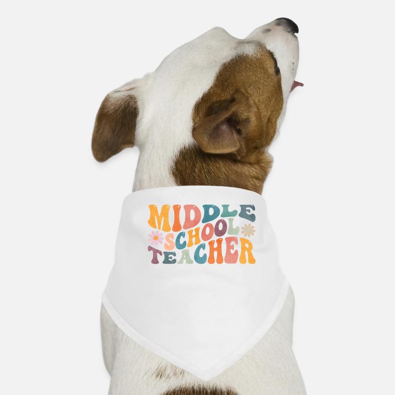 Groovy Middle School Enseignant Enseignement primaire Bandana pour chien