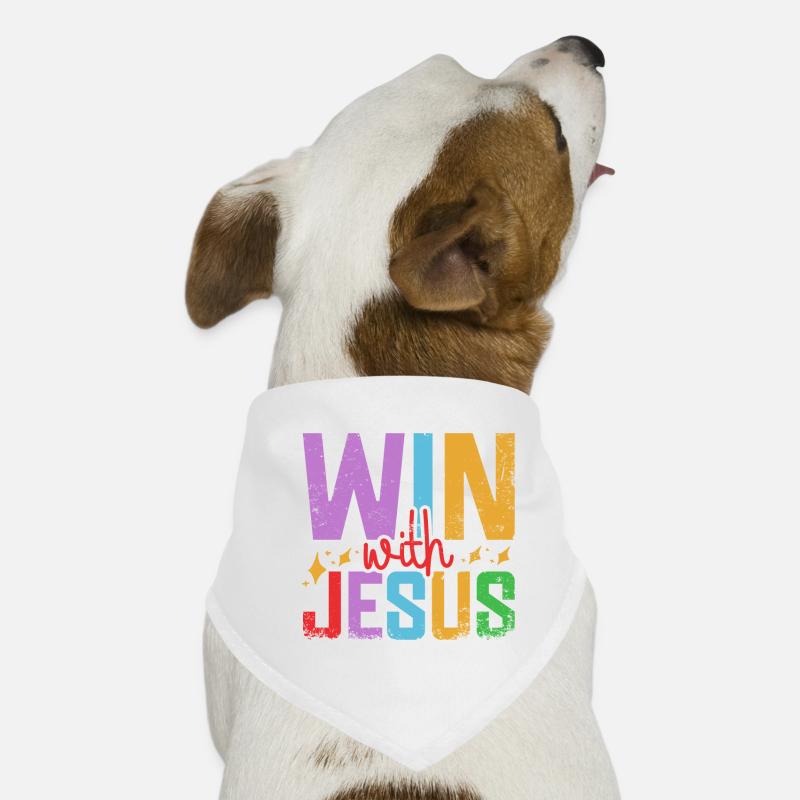 Vbs-kader Gewinnen Mit Jesus Christus Hunde-Bandana