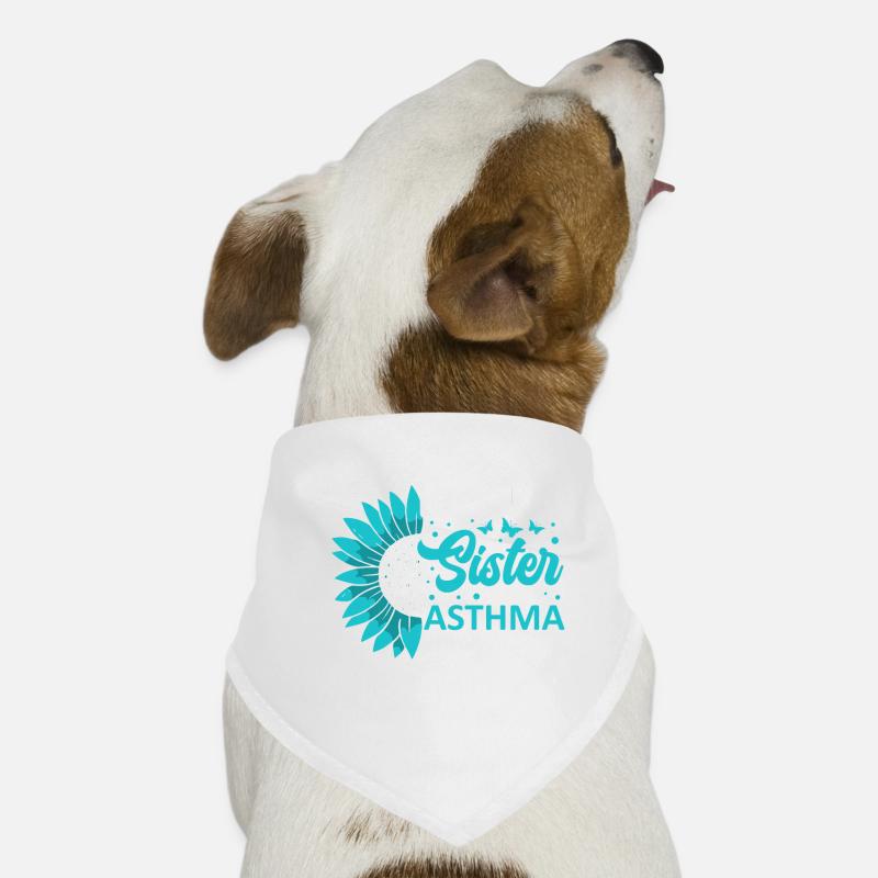 Stolze Schwester Eines Asthma-kriegers Hunde-Bandana
