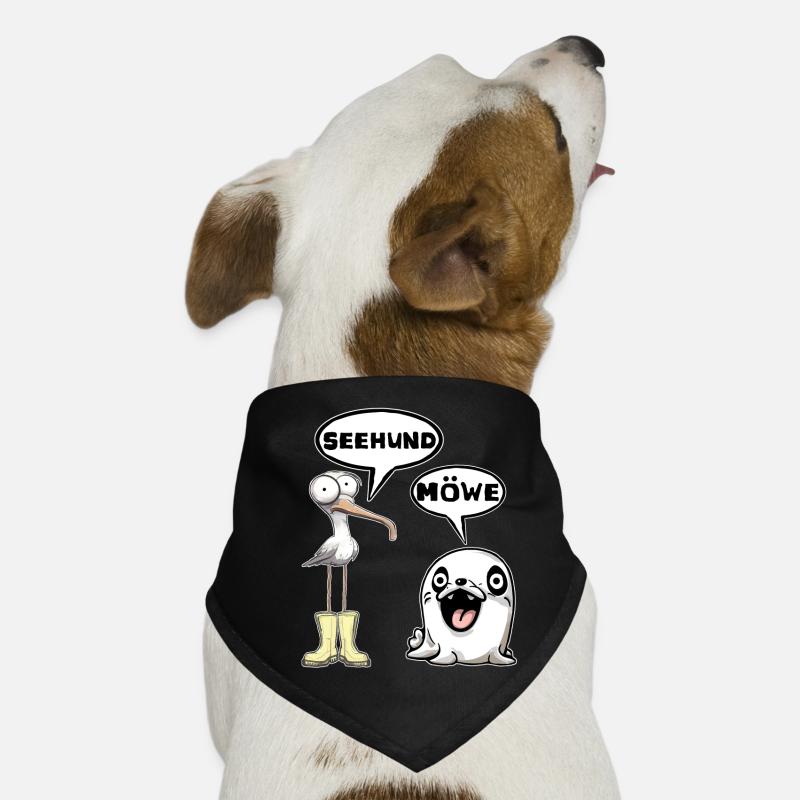 seehund möwe Hunde-Bandana