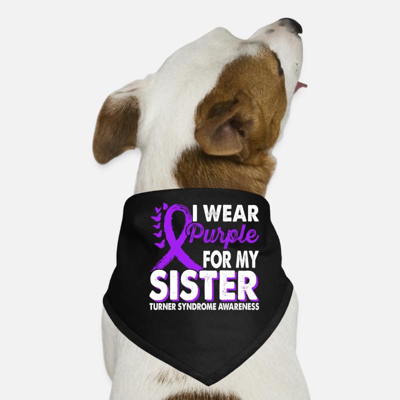Portez du violet pour le Mois de la sensibilisation Bandana pour chien