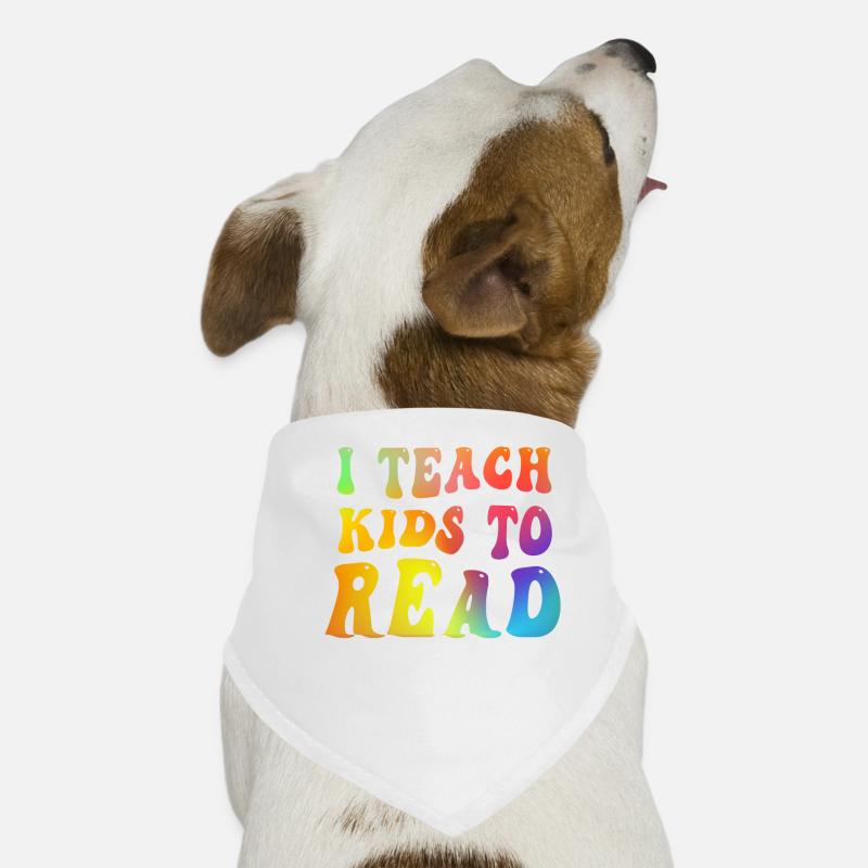 J’apprends aux enfants à lire les professeurs de sciences Lecture Bandana pour chien