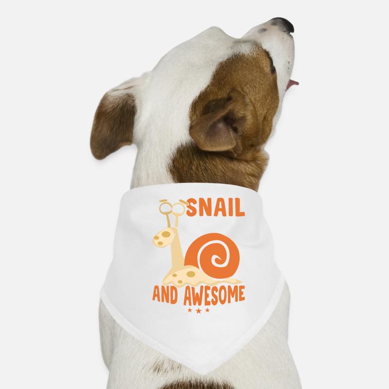 Snail lovers running at a snail's pace sluggish Dog Bandana