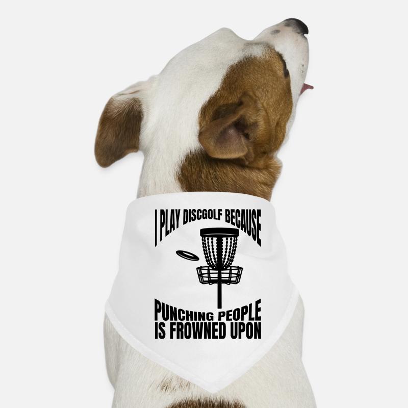 Disc golf dicton disc golfers drôles disc golfeurs Bandana pour chien