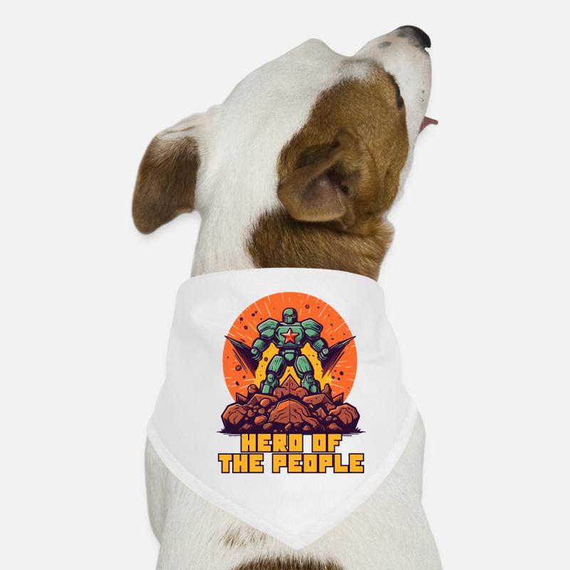 Bande dessinée de dessin animé, héros du peuple Bandana pour chien