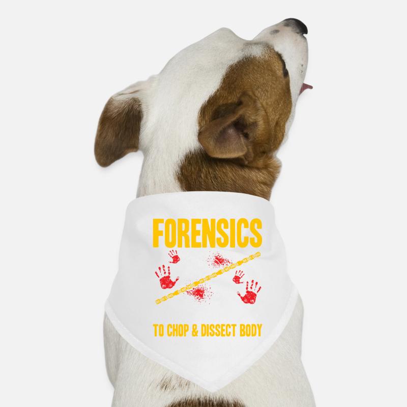 Funny Forensic Scientist Science Dog Bandana
