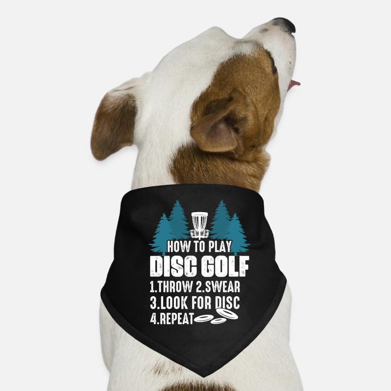 Comment jouer Disc Golf Disc Golf Frisbee Bandana pour chien