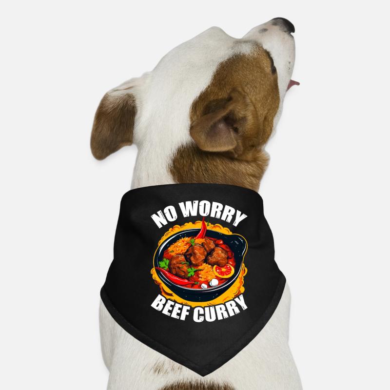 No Worry Beef Curry 5 Dog Bandana