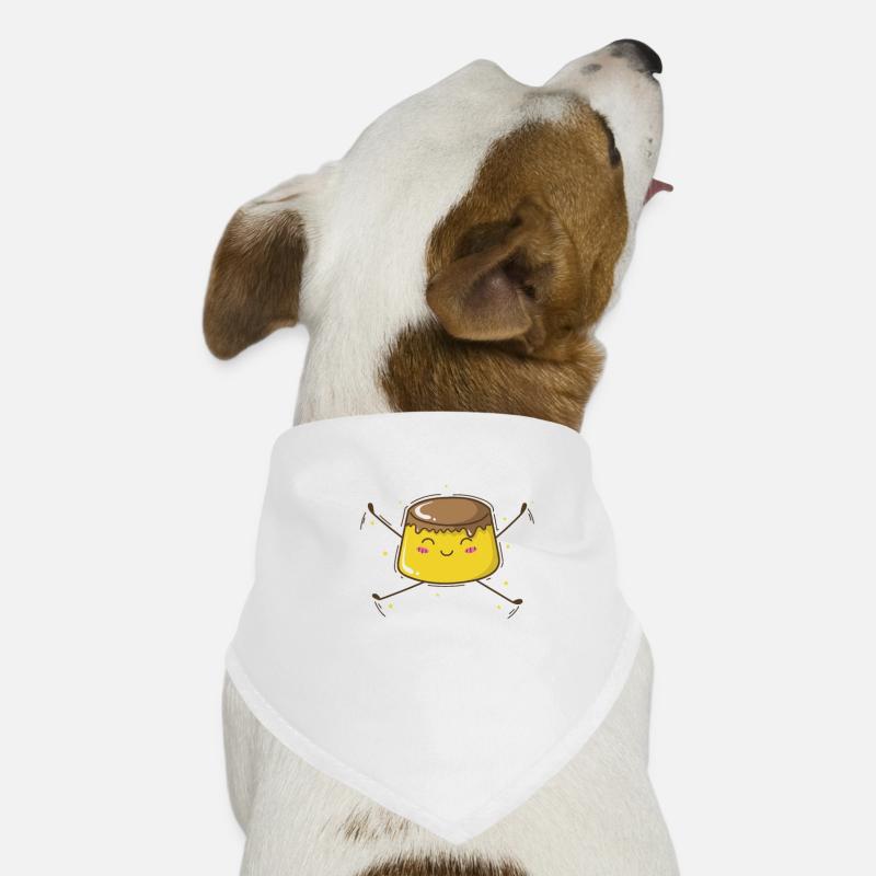 süßer Pudding Vanille Essen Hunde-Bandana