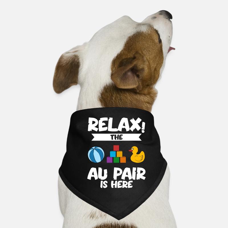 Au Pair Mädchen Kindergarten Nanny Hunde-Bandana